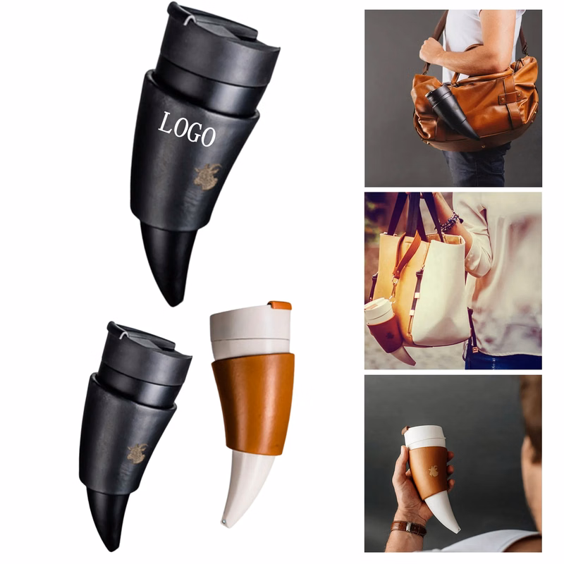 Insulated Stainless Steel Horn Cup 11oz