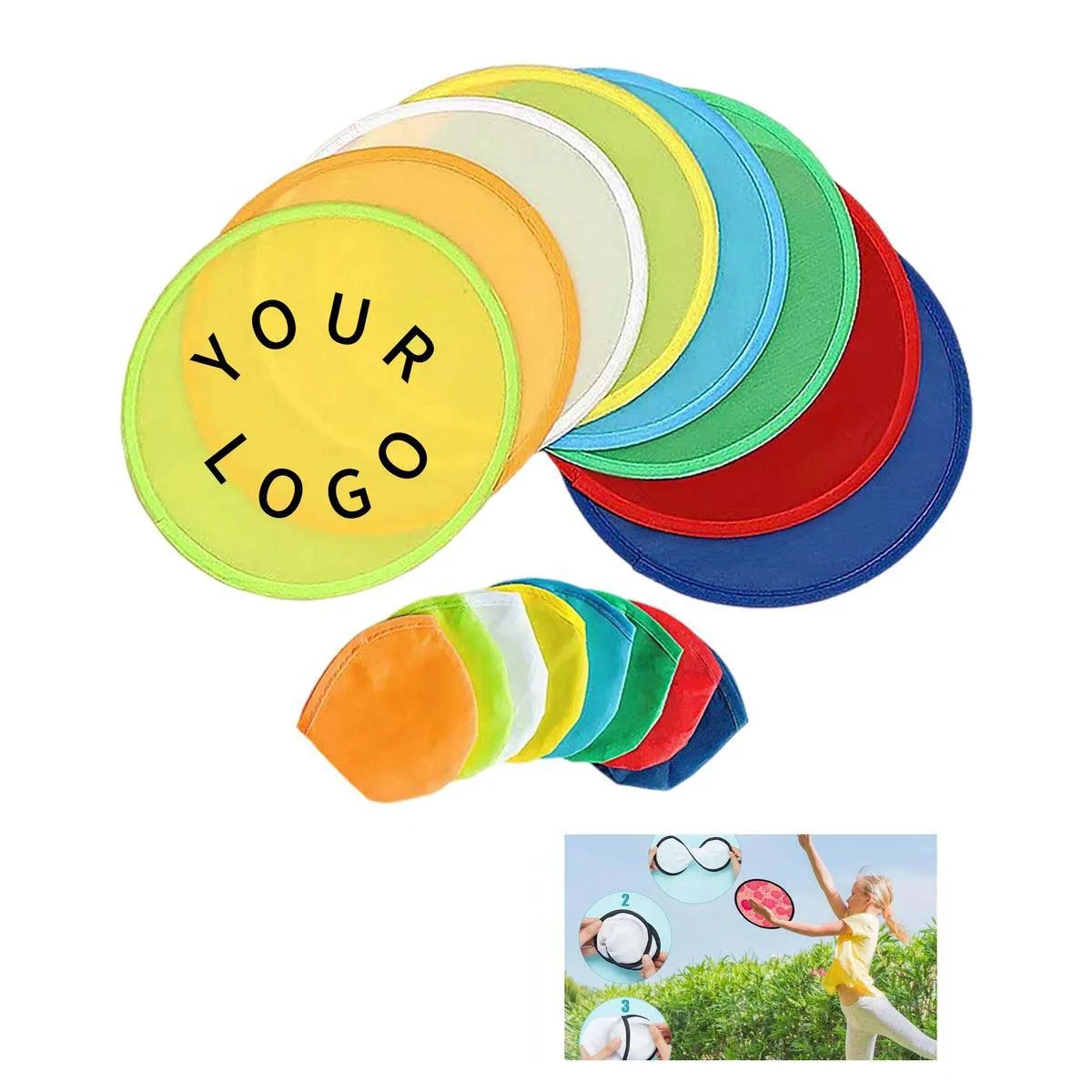 Nylon Flying Disc with Fan Function 1