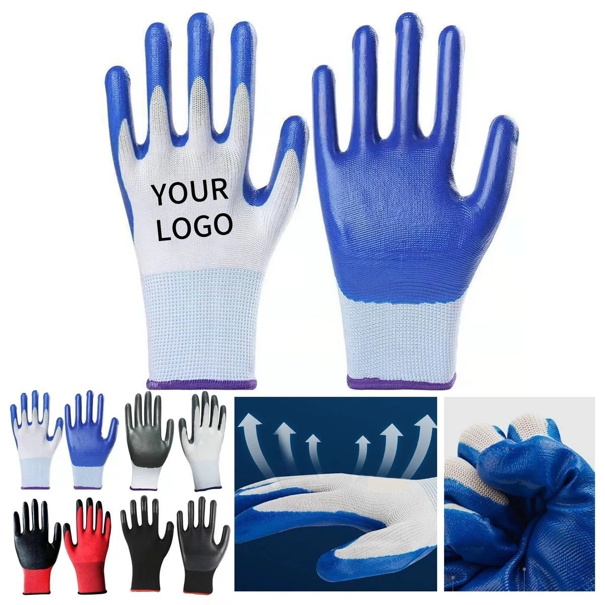 9 Inch Safety Gloves Resistant to Abrasions and Wear 1
