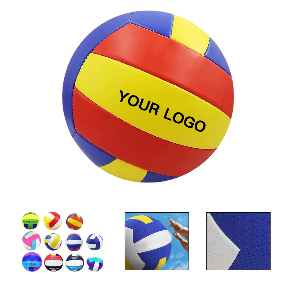 Durable PVC Volleyball with Soft Touch Surface 1