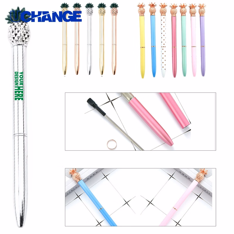Metallic Pineapple Pen Tool for Gifts