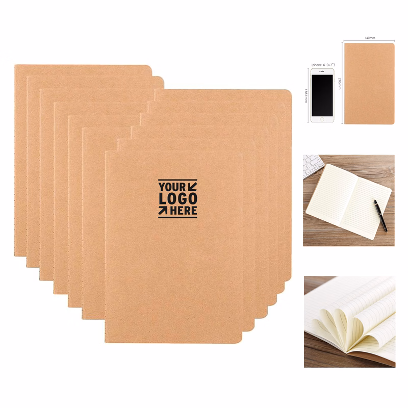 8.3" x 5.5" 30 Sheets College Ruled Notebook