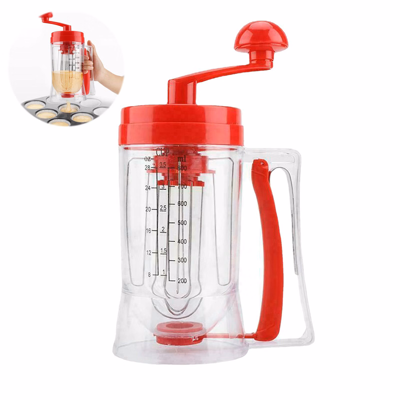 Handheld batter mixer separator