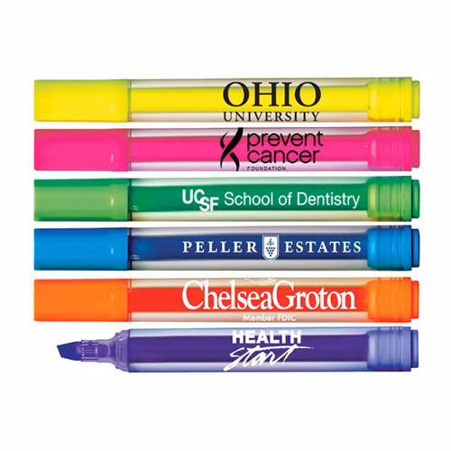 Brite Spots Clear Barrel Jumbo Highlighter - USA Union Made