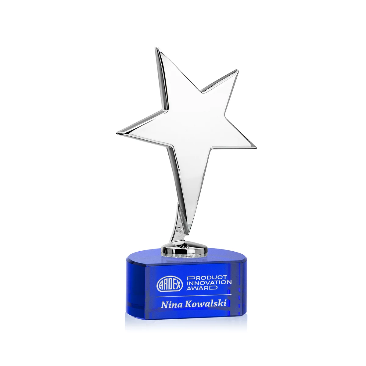 Tuscany Chrome Star on Paragon Base - Blue 1