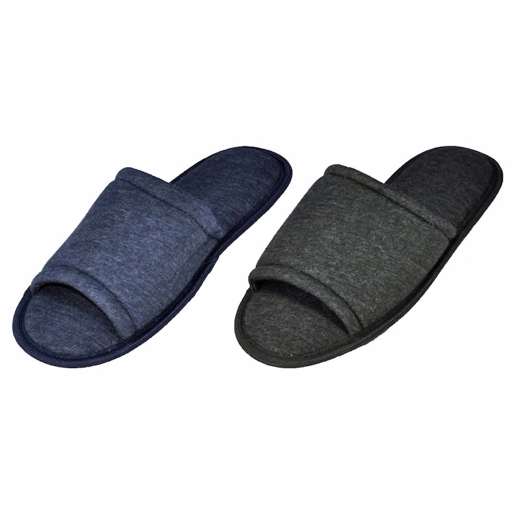 Men's House Slippers - Blue & Black S-XL