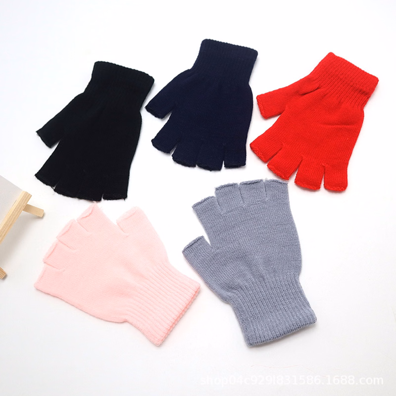 Warm Half Finger Gloves