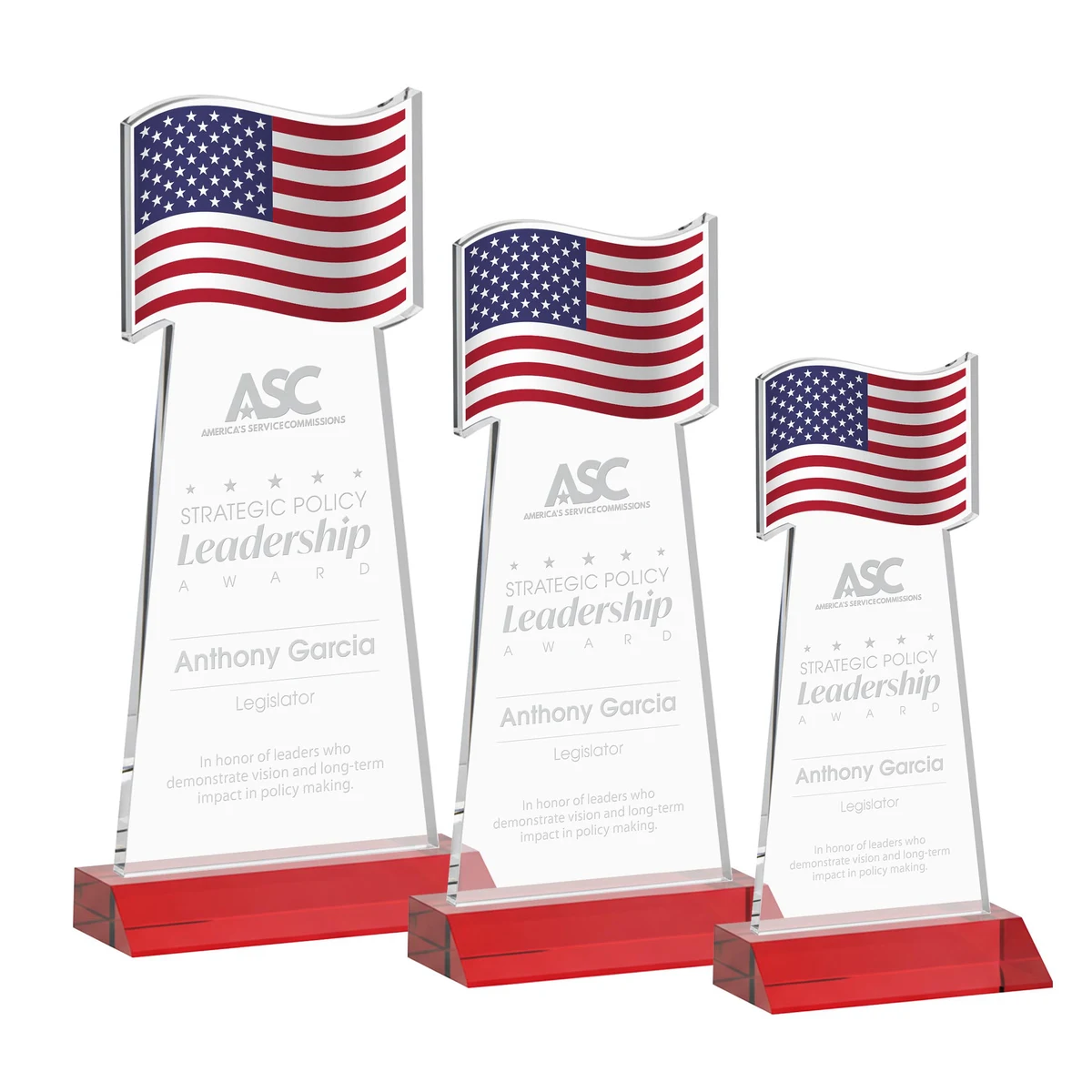 Flag Award - Red 1