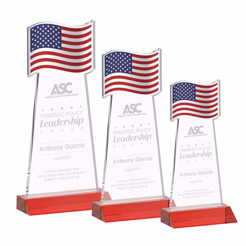 Flag Award - Red