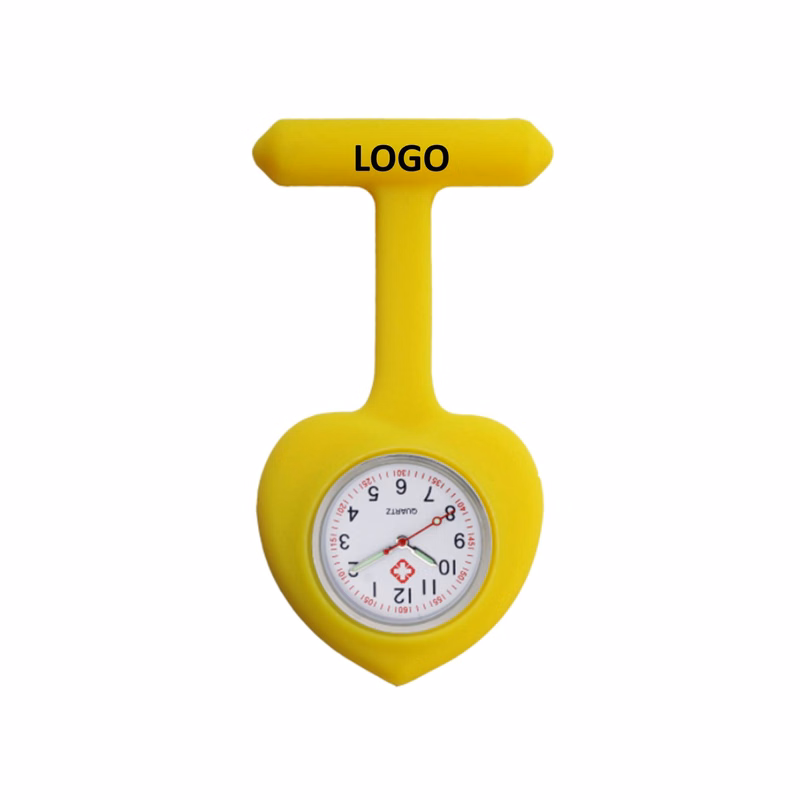 Pocket Silicone Clip Brooch Pin Nurse Watch