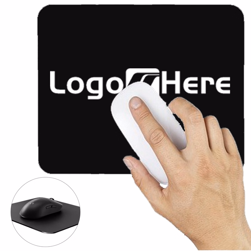 Comfortable All-Black Desktop Mouse Pad