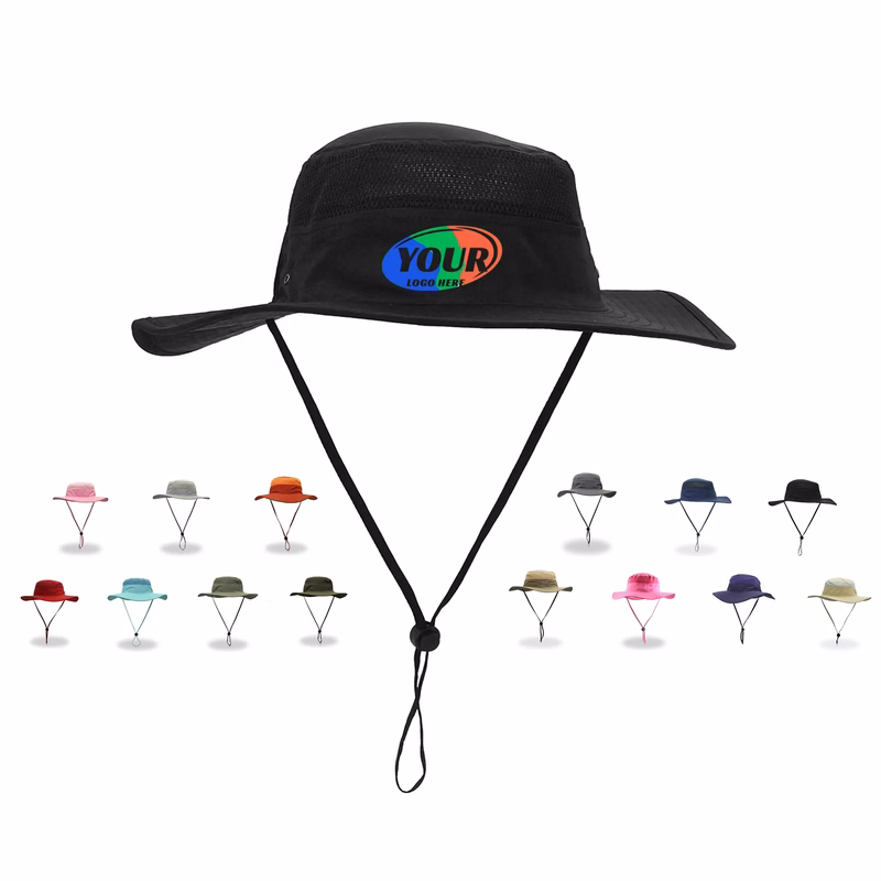 Wide Brim Outdoor Sun Bucket Hat