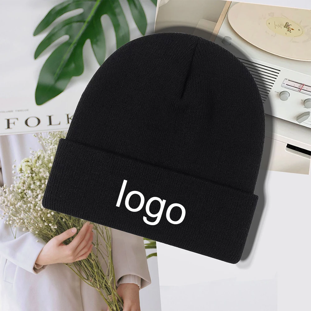 Embroidery Winter Beanie Hat 1