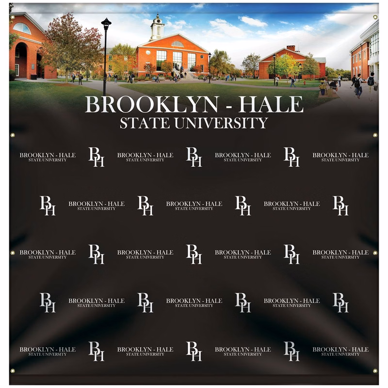 Premium 8' x 8' Backdrop Banner