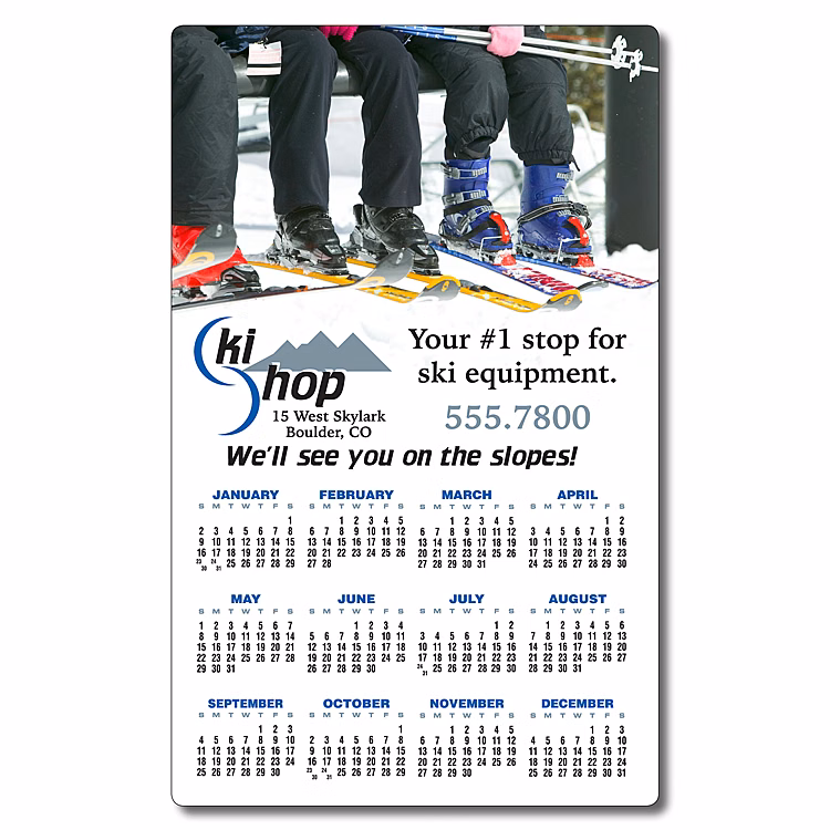 Custom Size / Shape - Extra-Thick Laminated Card (2 Up) - 24 pt.