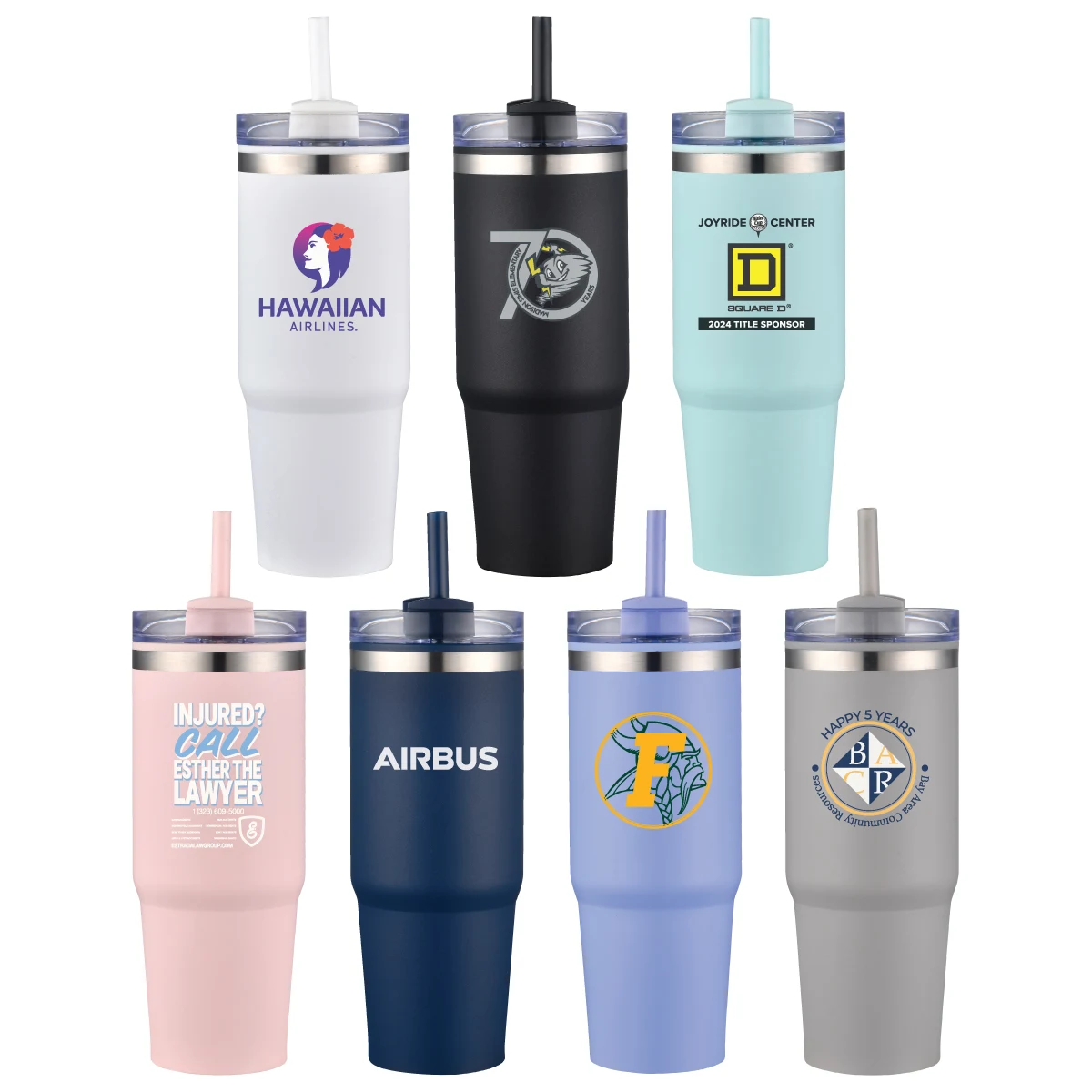 Fuji 30 oz. Double Walled Stainless Steel Tumbler 1