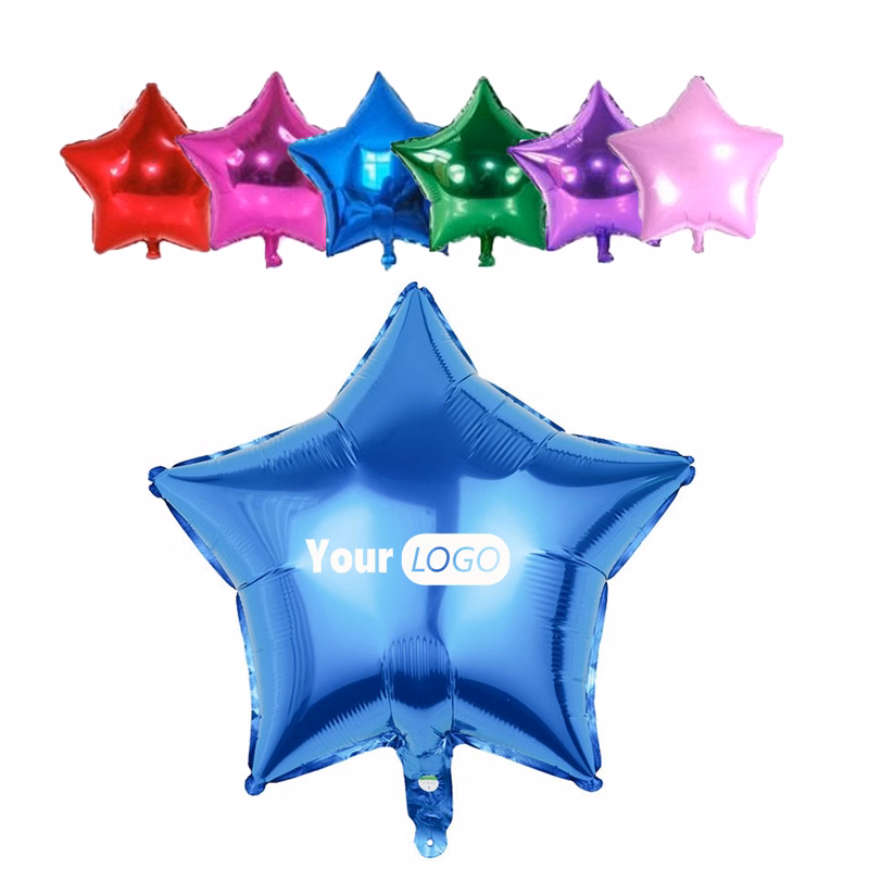 Star-Shaped Foil Balloon MOQ 50