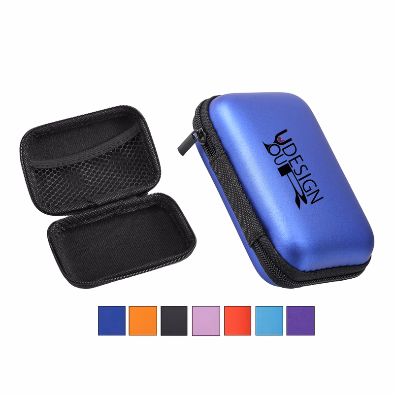Mini Zipper Hard Headphone Holder Case