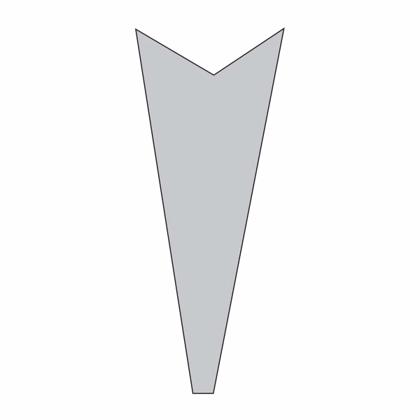Arrow Style Flip Flag 2.5' x 5.9'