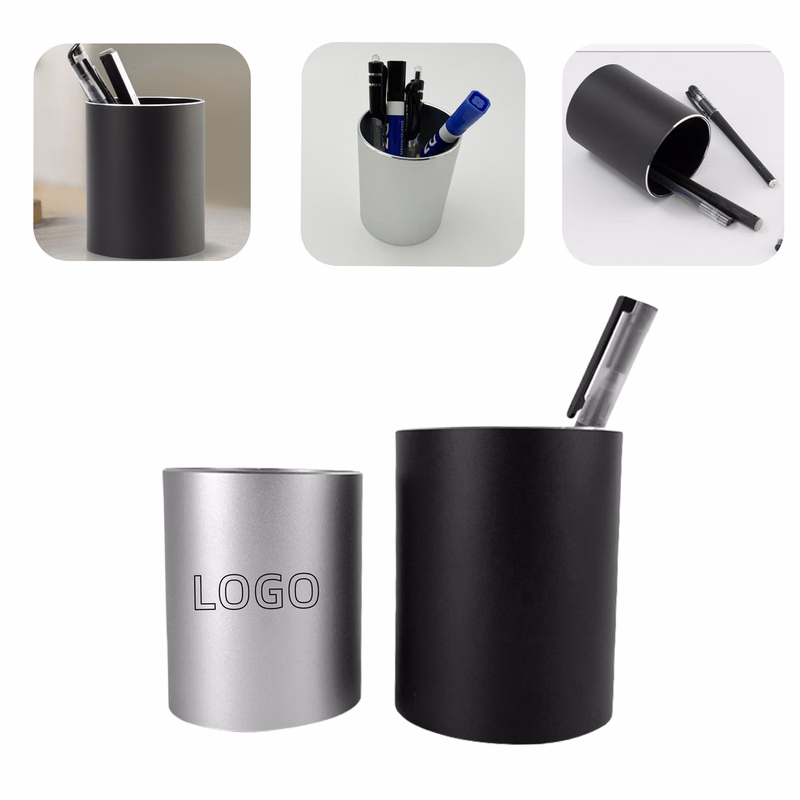 Metallic Pencil Container and Office Organizer