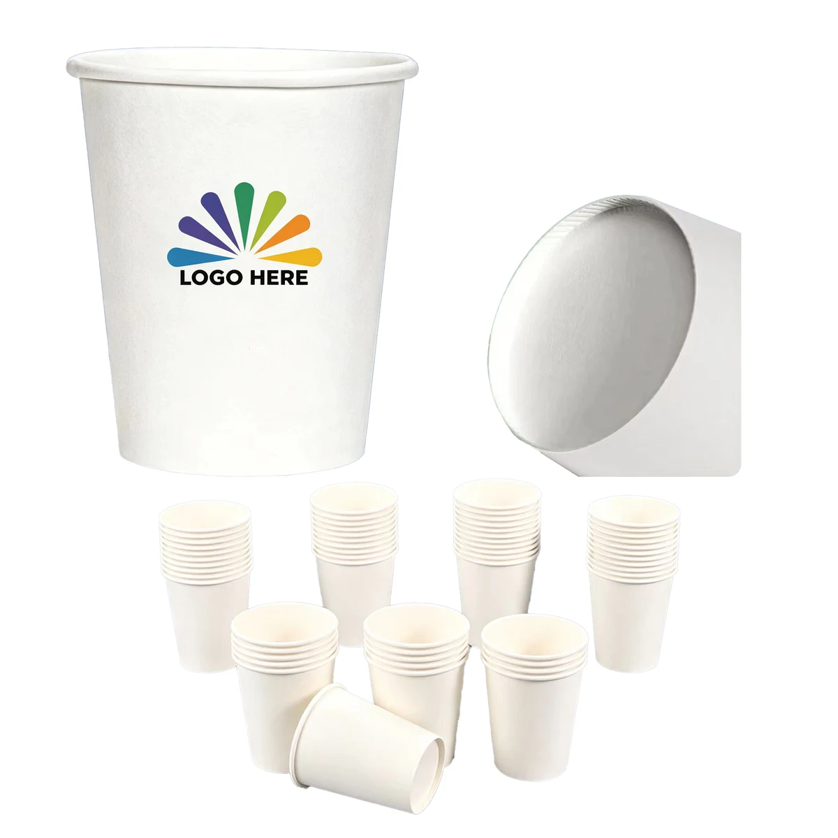 Custom Printed Disposable Paper Cups with Logo 1