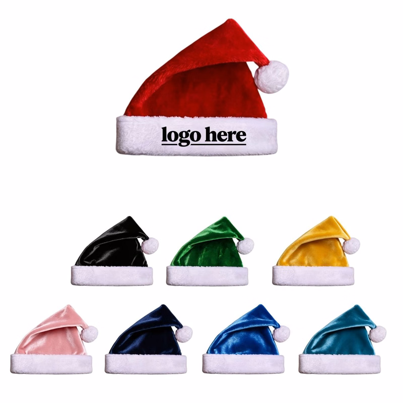 New Year Velvet Thickened Christmas Hat
