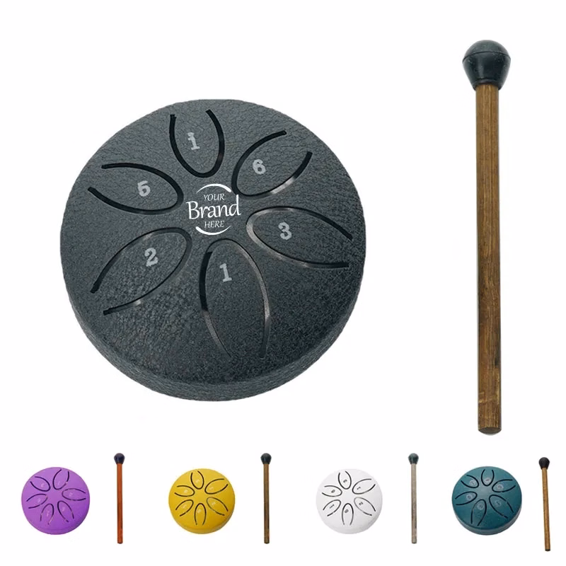 Steel Tongue6 Notes 3 Inches Chakra Tank Drum