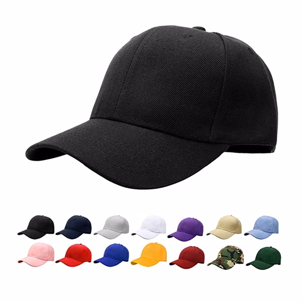 Baseball Cap with Buckle Adjuster MOQ50pcs