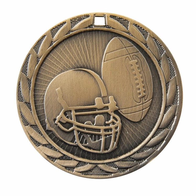 Football Fe Iron Medal 2"