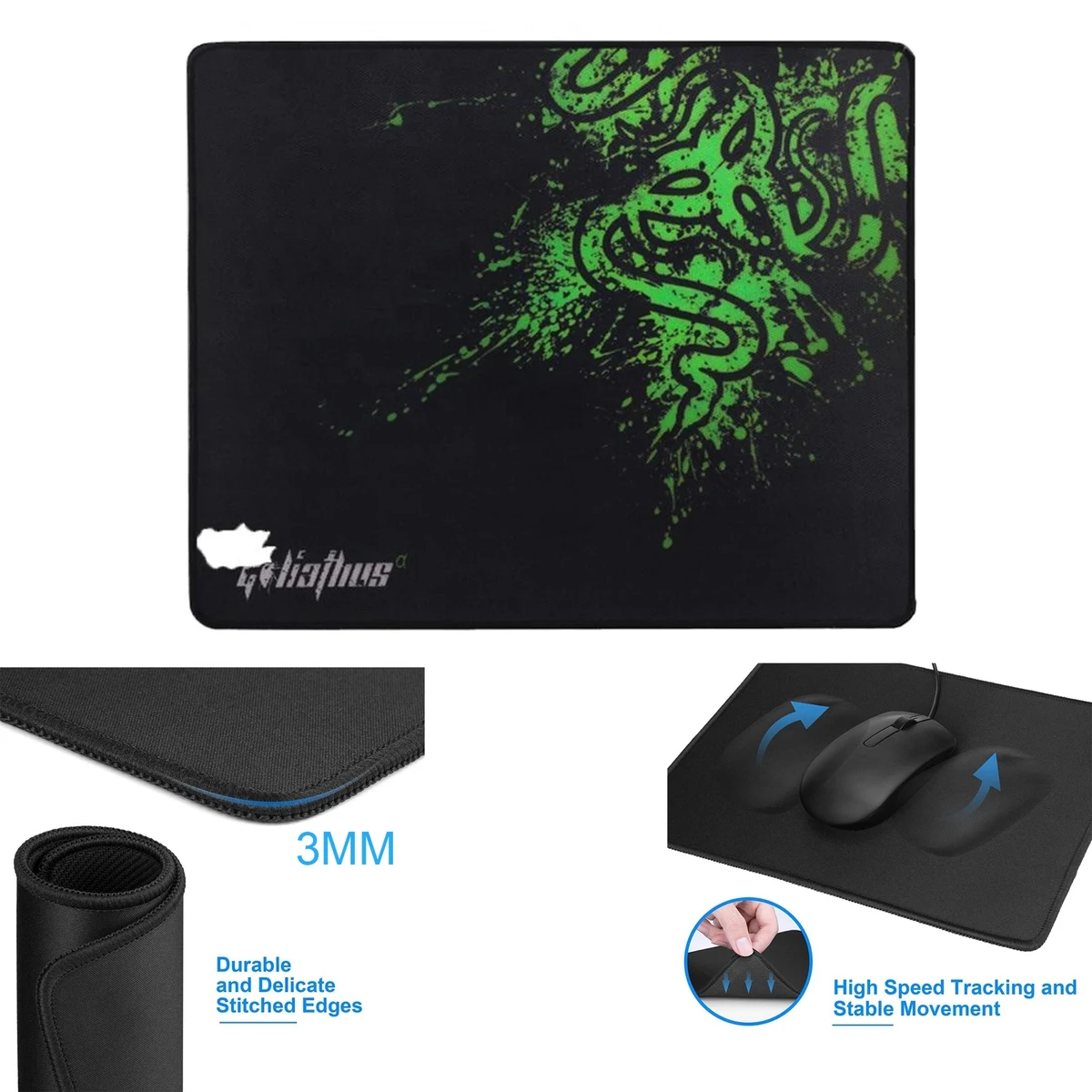 Mouse Pad with Stitched Edge 1