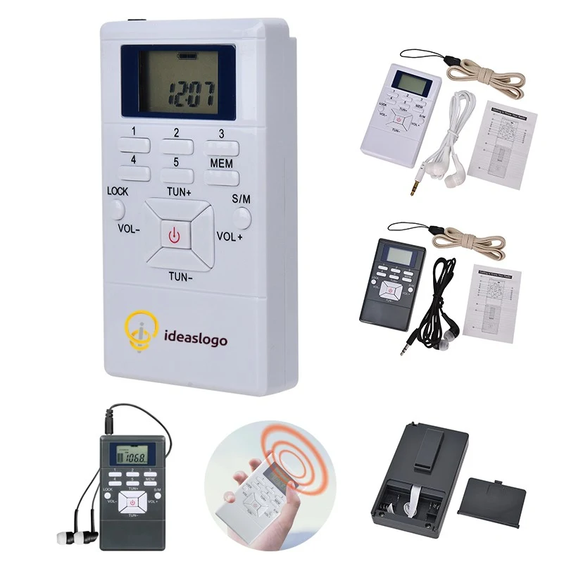Portable Radio Wireless Digital Receiver with Earphone 1