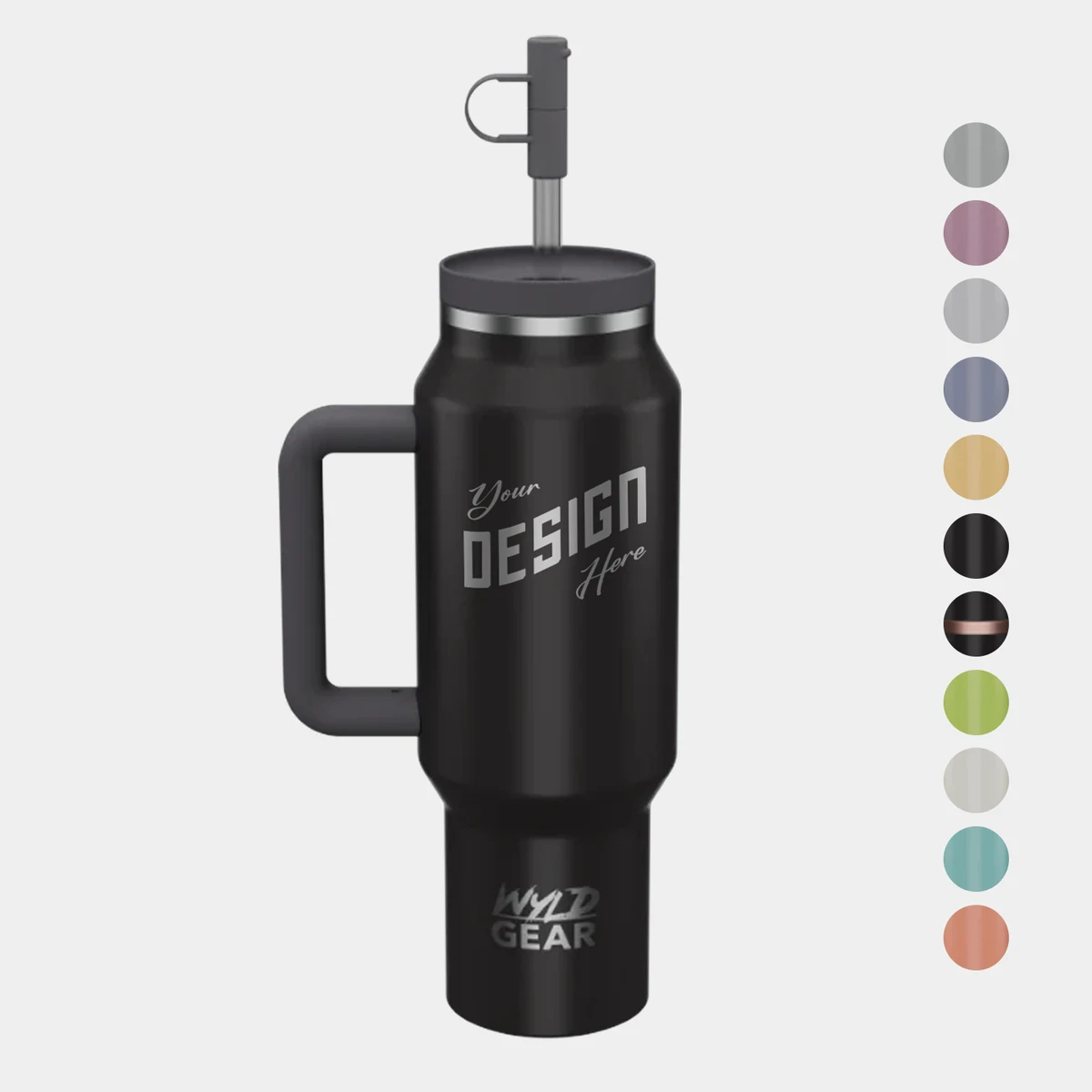40 oz Wyld Gear® Stainless Steel Vacuum Insulated Syde Travel Tumbler 1