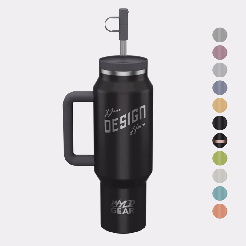 40 oz Wyld Gear® Stainless Steel Vacuum Insulated Syde Travel Tumbler