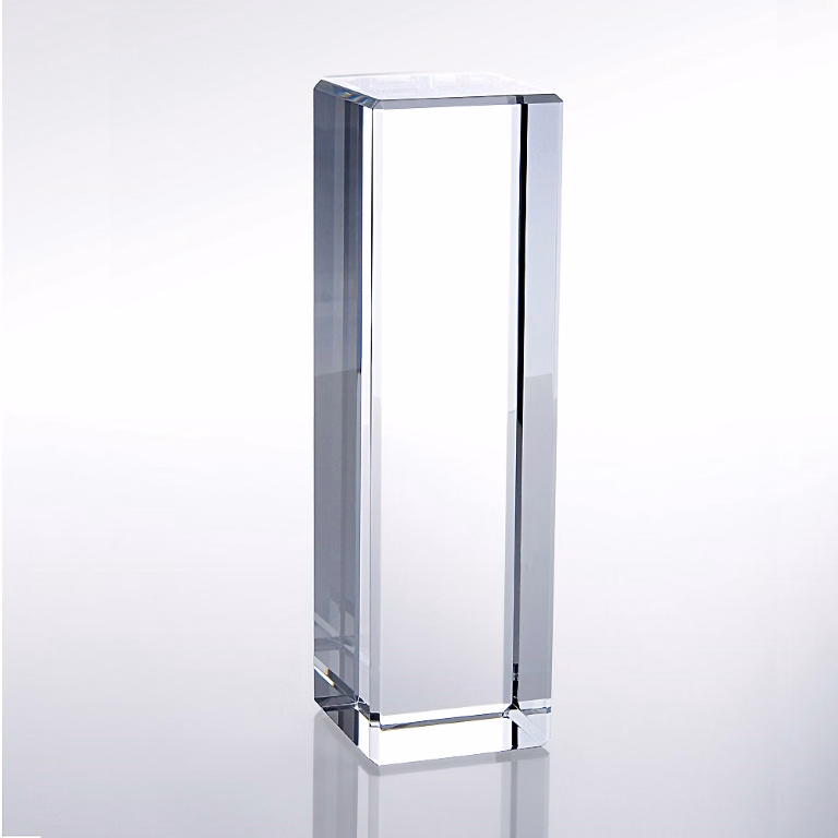 Rectangular Column Optic Crystal Award - Large