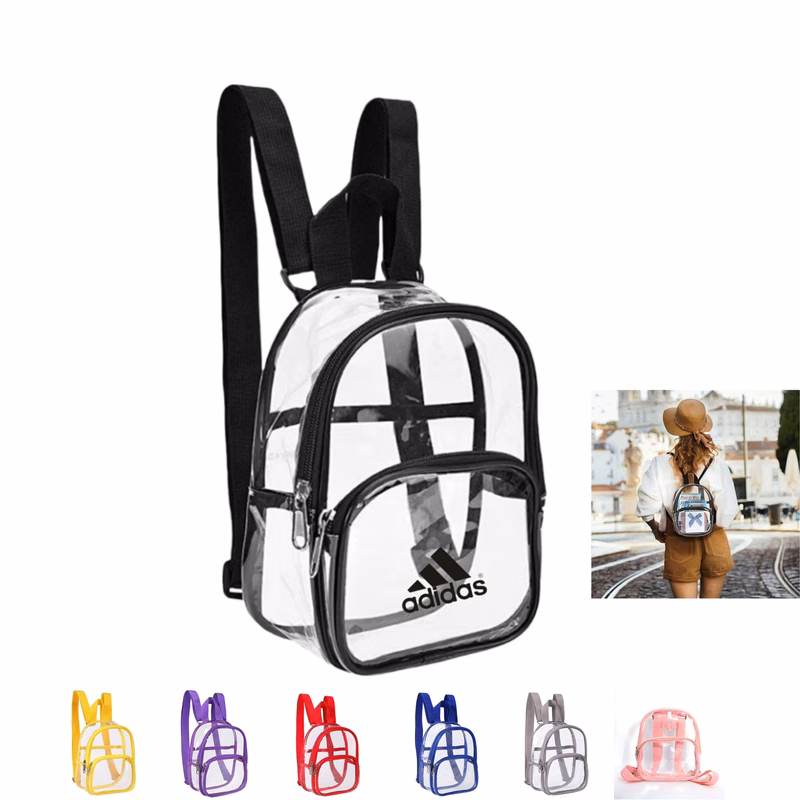 Clear Backpack PVC Transparent Backpack Clear Book Bag