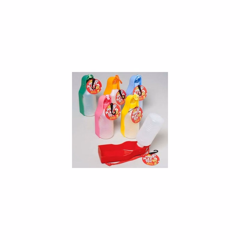 Pet Travel Bottles - Assorted Colors Water Dish