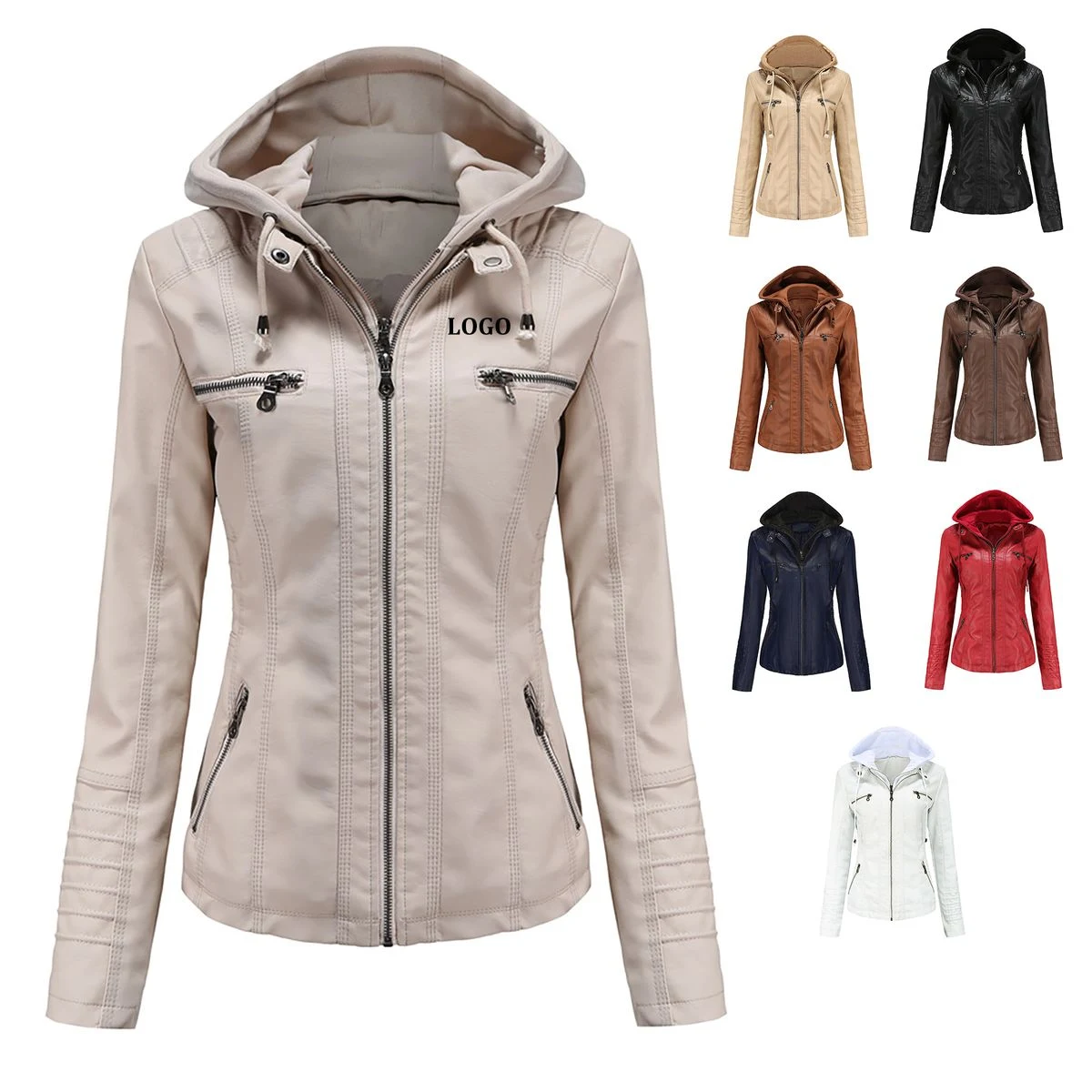 Women's Faux Leather Jacket 1