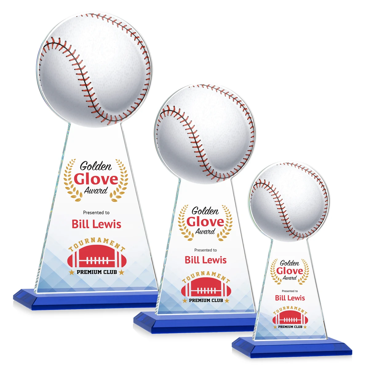 Edenwood Baseball VividPrint™ Award - Blue 1