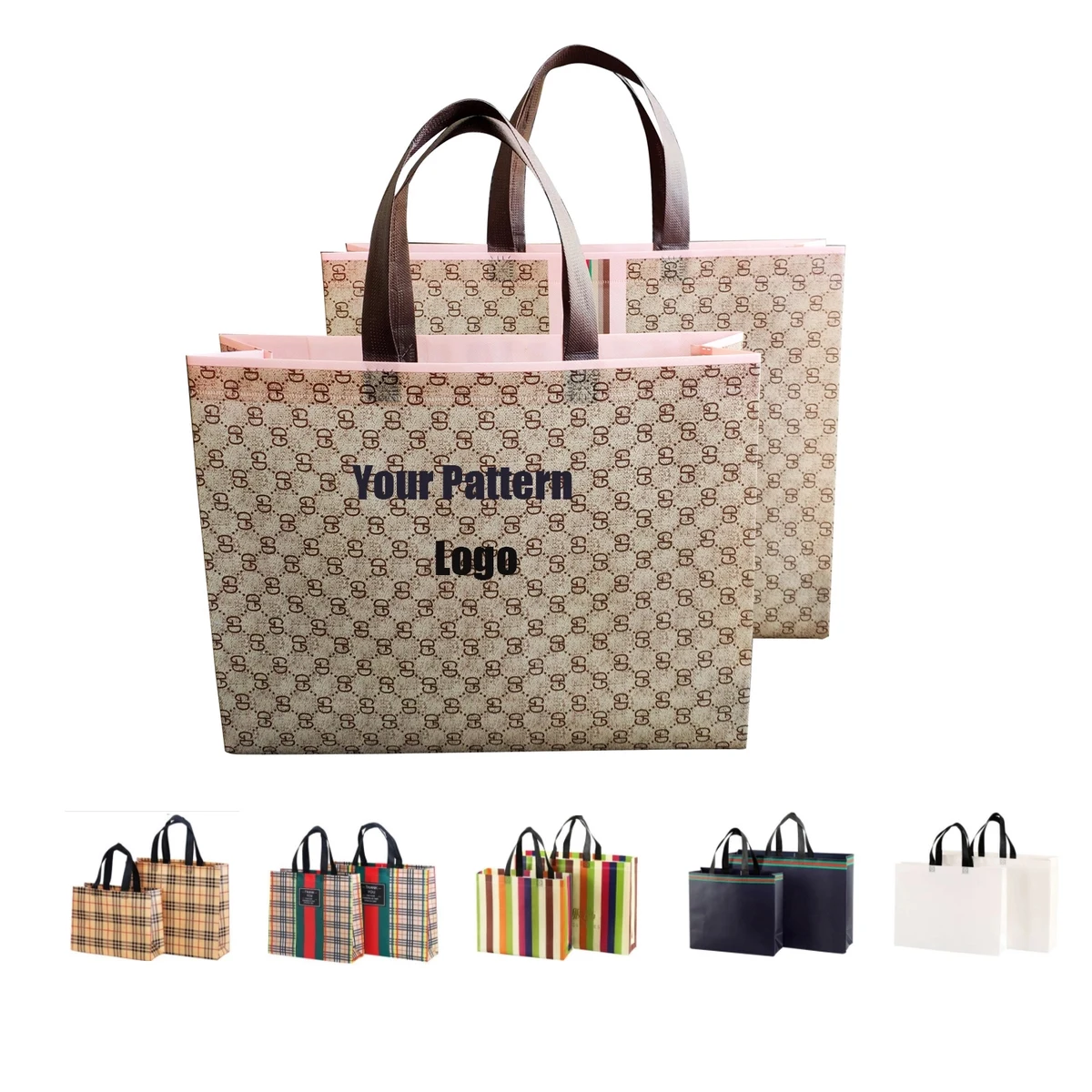 Customized Plastic Shopping Gift Tote Bag 1