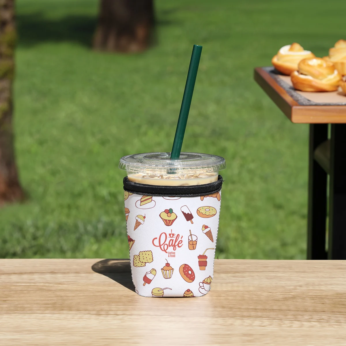 Small Neoprene Iced Coffee Cooler 1