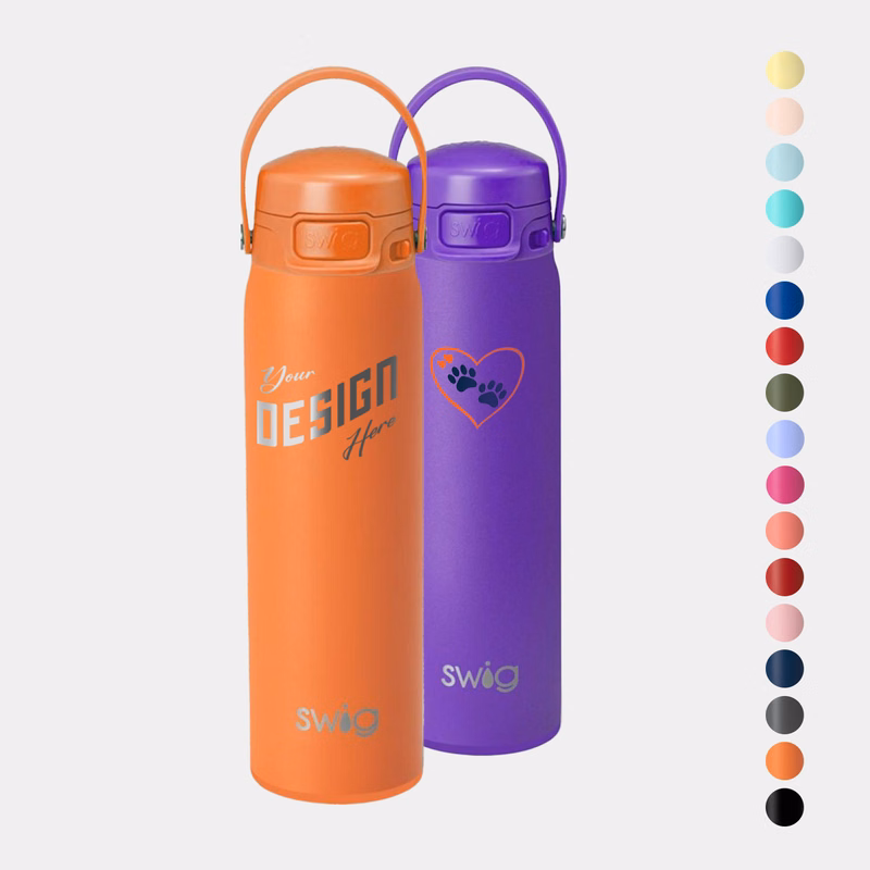 22 oz SWIG® Stainless Steel Insulated Leakproof EZ Fill Water Bottle
