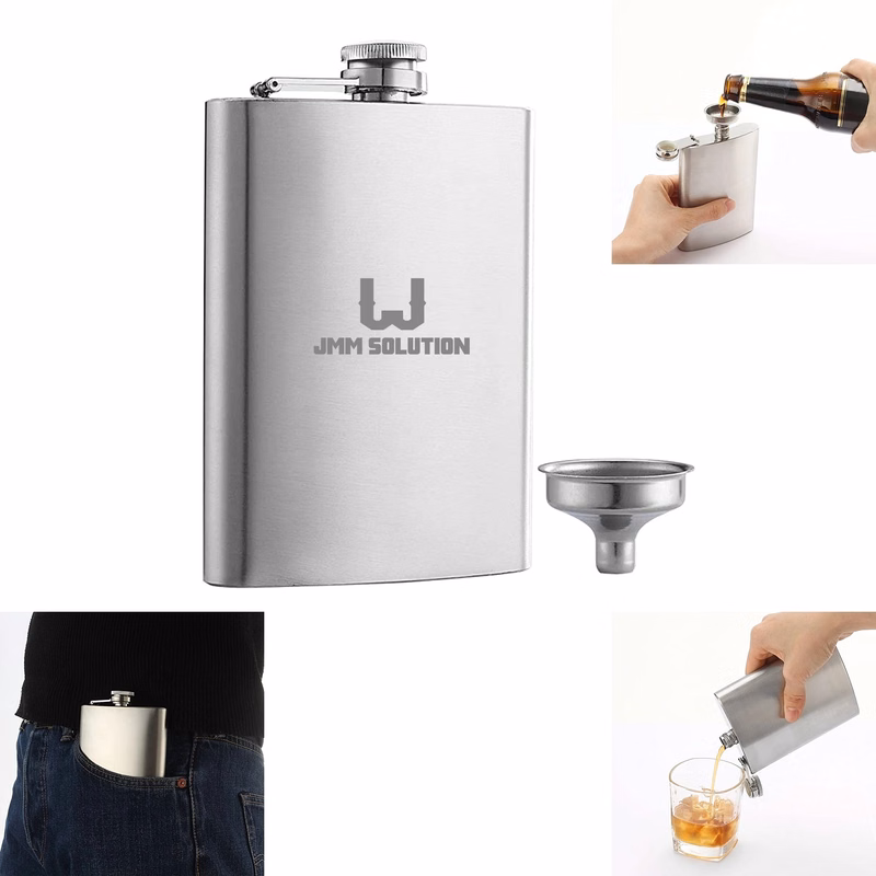 8 Oz Hip Flask For Liquor