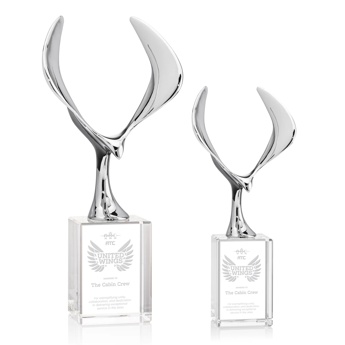 Maverick Eagle Award on Lexington Base - Clear 1