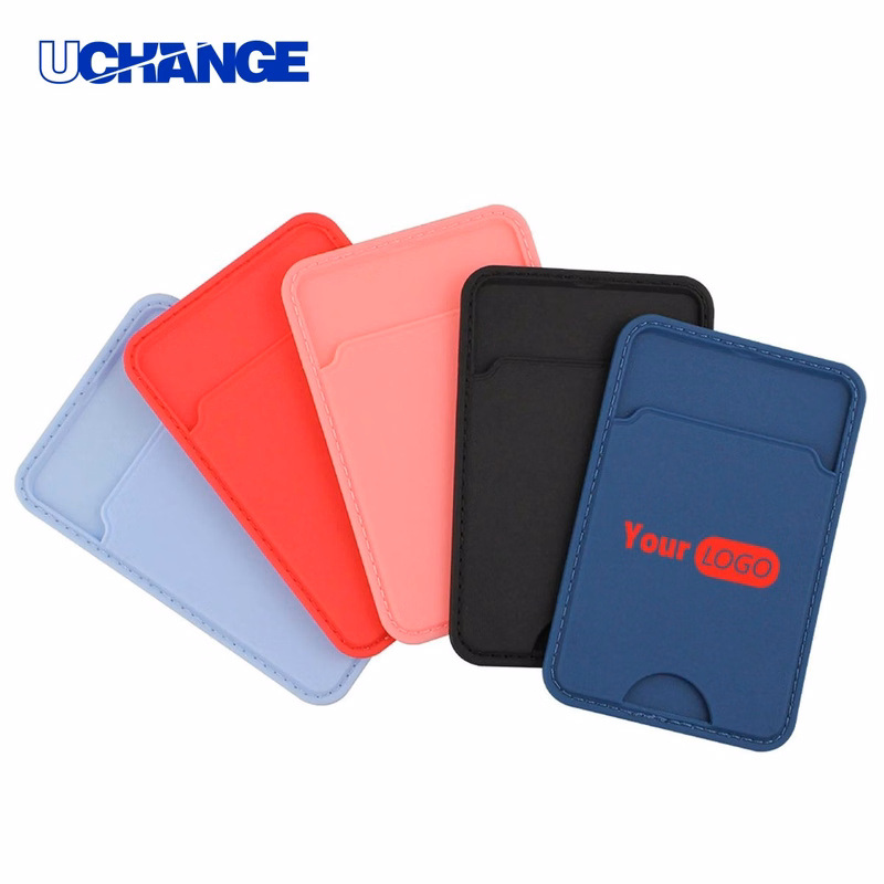 PU Leather Wallet Style Phone Card Holder