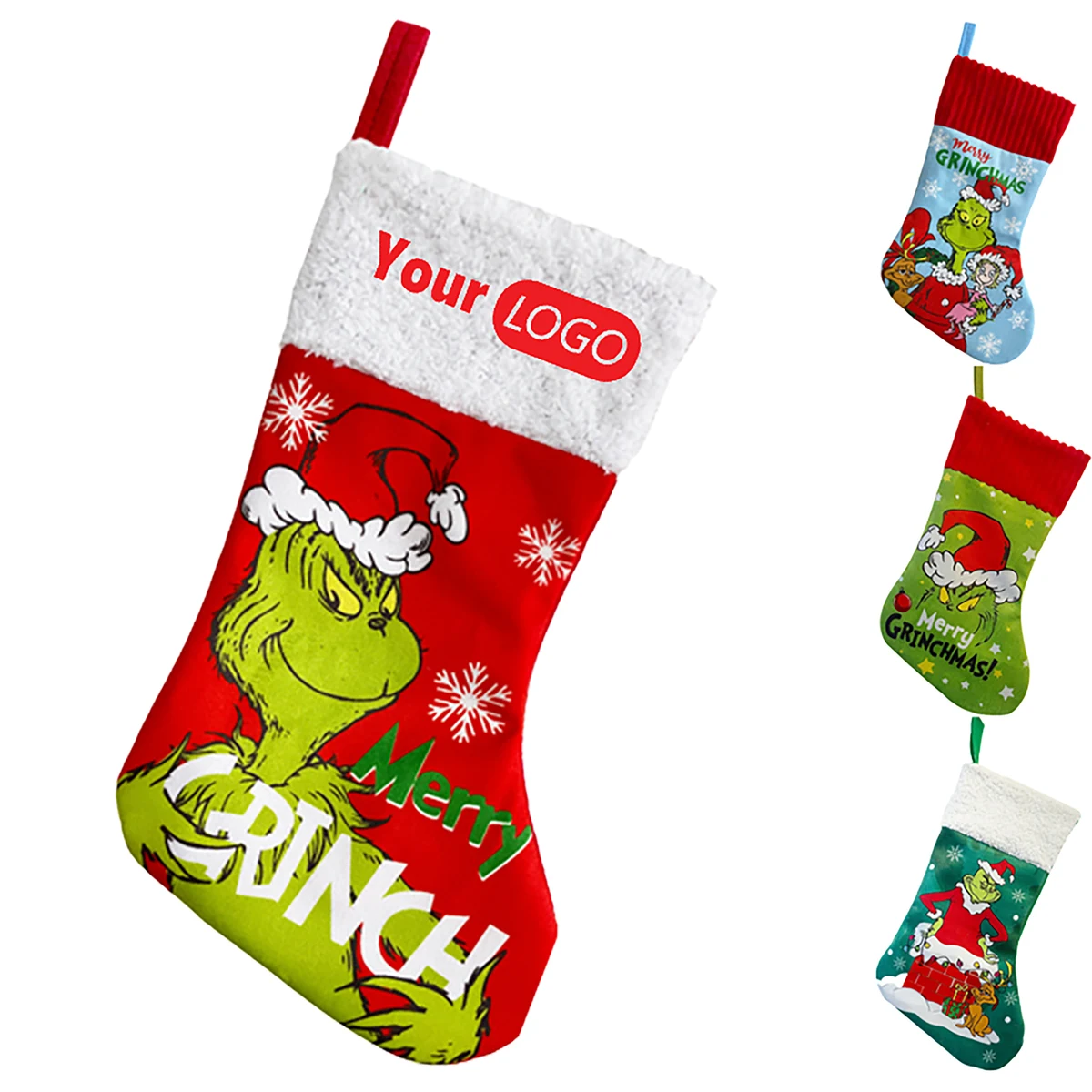 Festive Christmas Stocking Decor 1