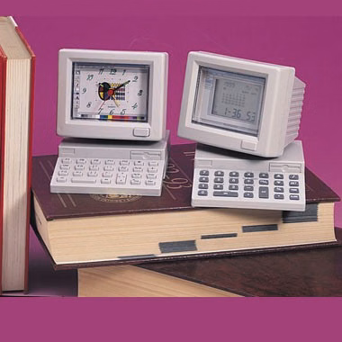 COMPUTER SHAPED MULTIFUNCTION CLOCK