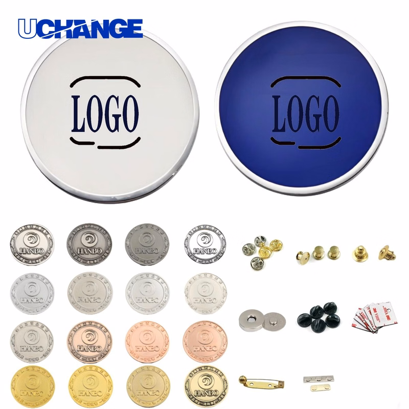 Round Alloy Enamel Lapel Pin Badge
