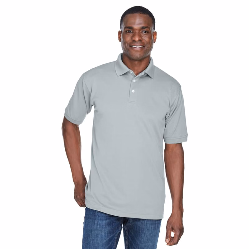 UltraClub Men's Platinum Performance Piqué Polo With TempControl Technology