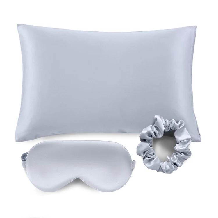 Silky Satin Pillow Covers with Hidden Zipper Set Of 3 1