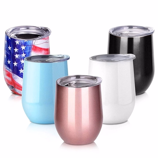 12oz U-shaped Stainless Steel Insulated Tumbler with Lid